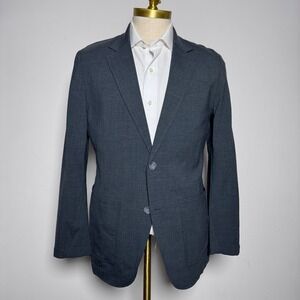 Louis Castel Wool Silk Linen Blend Blazer Mens 105 (38R) Ing Loro Piana